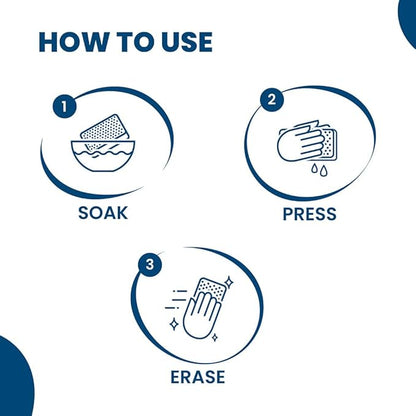 Magic Eraser | Pack of 4 | No Scratch Multi-Surface Cleaning Sponge