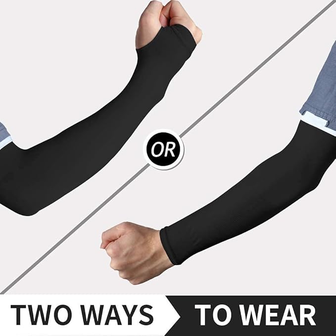 V.E UV Sun Protection Arm Sleeves for Men & Women