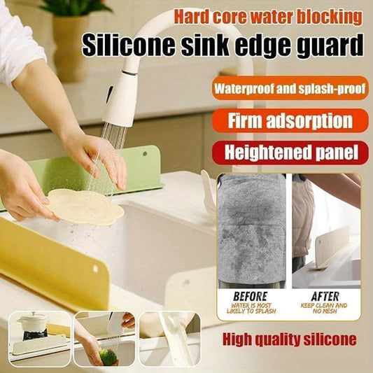 Kitchen Sink Backsplash Guard | silicone Splash Guard for Kitchen