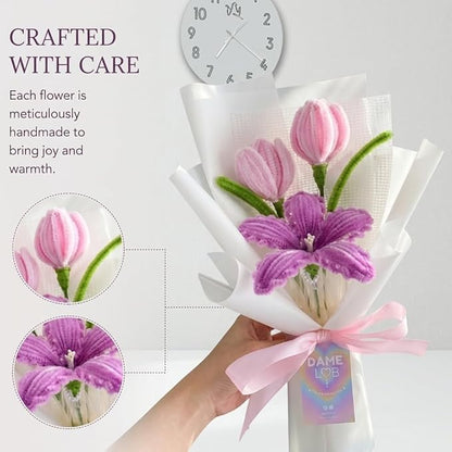Handmade Pipe Cleaner Flower Bouquet