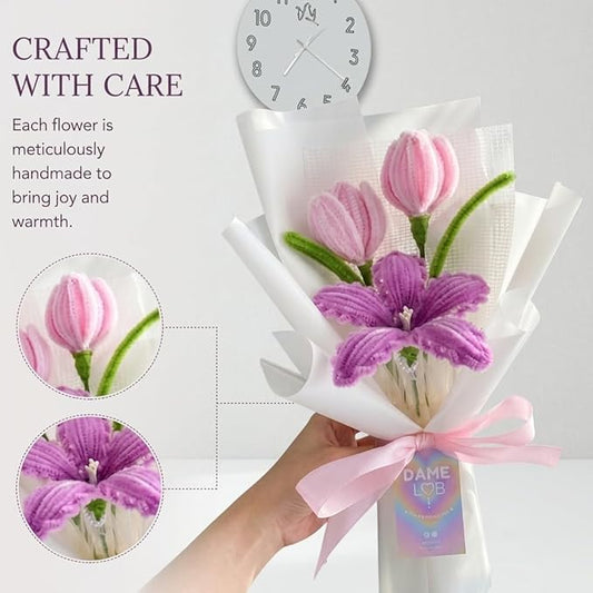 Handmade Pipe Cleaner Flower Bouquet
