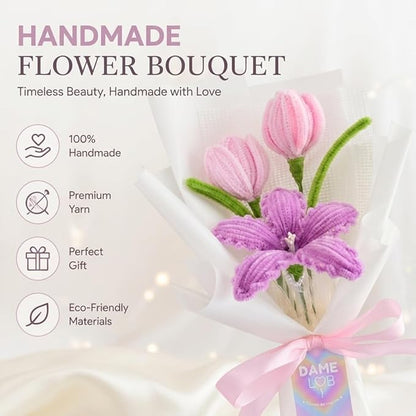 Handmade Pipe Cleaner Flower Bouquet