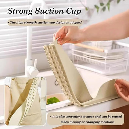 Kitchen Sink Backsplash Guard | silicone Splash Guard for Kitchen