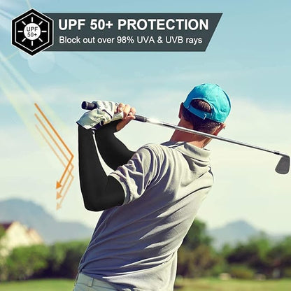 V.E UV Sun Protection Arm Sleeves for Men & Women