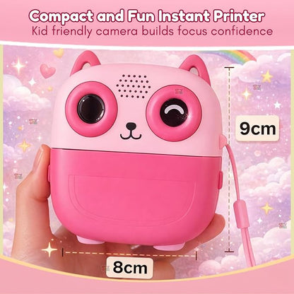 Instant Camera for Kids with Print Digital Camera with Thermal Printing